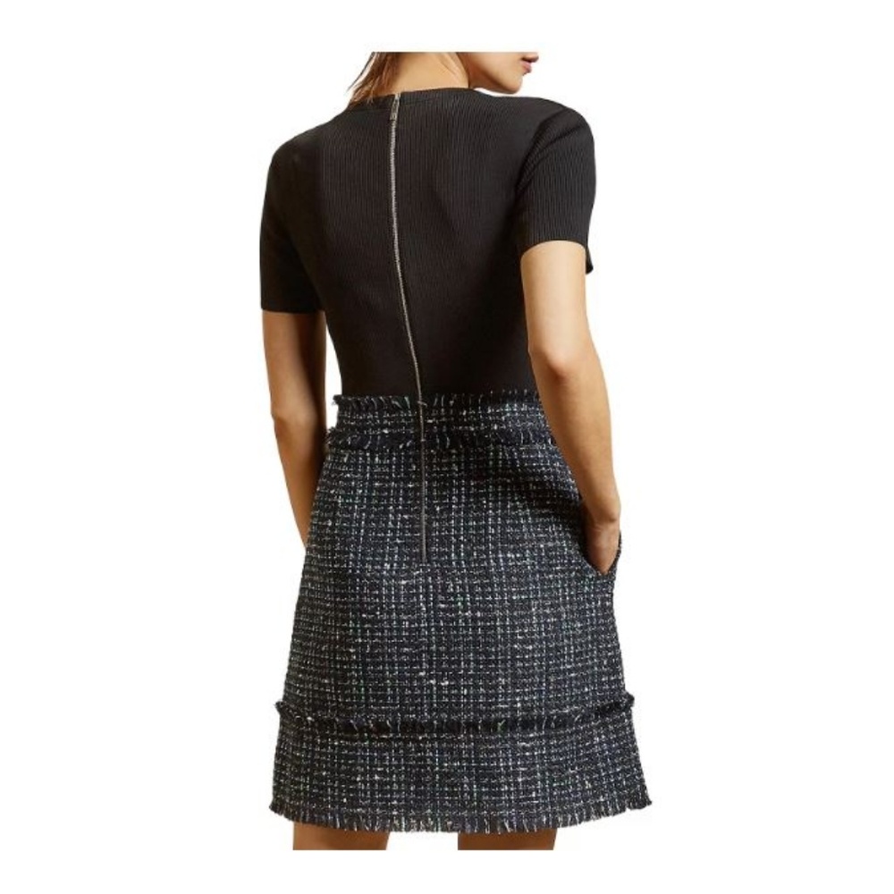 Ted Baker  Fearnic Layered-Look Dress - Picture 2 of 7